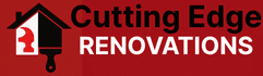 Cutting Edge Renovations Banner Logo Red